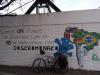 Mural y bicicleta sudamérica