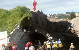 Derrumbe túnel Tufiño