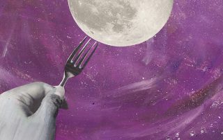 La Luna es de Queso. Ilustración de Daniela Mora Hernández.