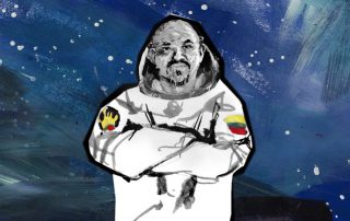 Ronnie Nader. Ilustración de Daniela Mora Hernández.