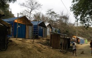 albergues del terremoto en Ecuador