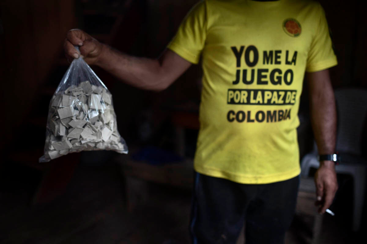 Ensayo fotográfico en El Tandil, Tumaco, una semana después del asesinato de campesinos por la Policía Nacional de Colombia. Foto de Manu Brabo.