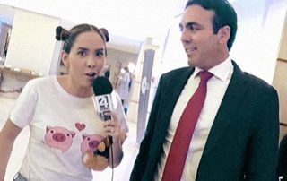 Captura de programa En Corto durante el día de la niña.