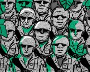 Militares en la frontera Ecuador-Colombia