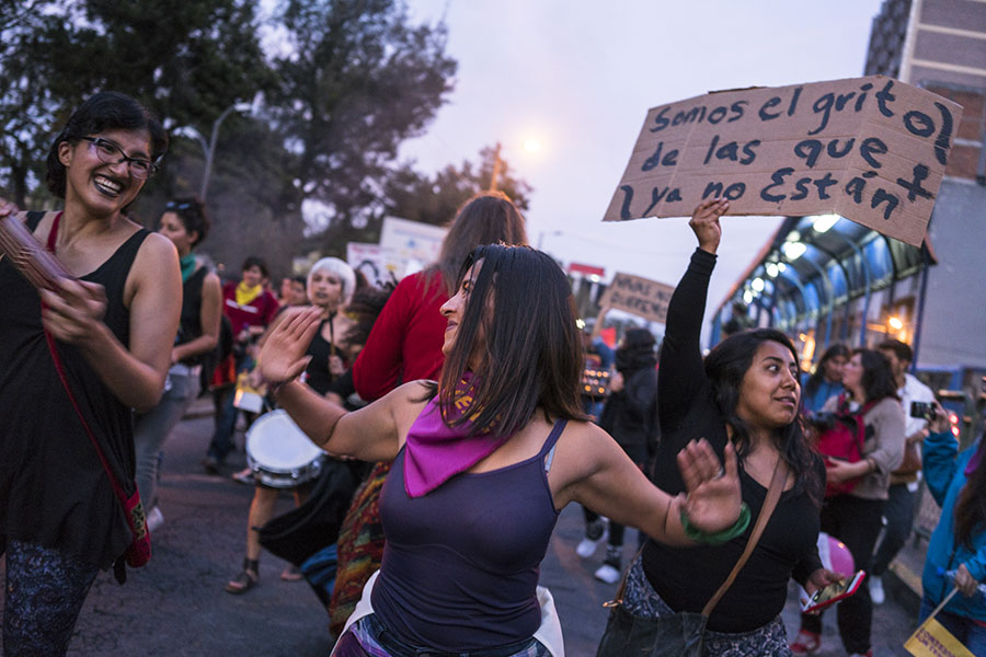 marcha vivas nos queremos en Quito