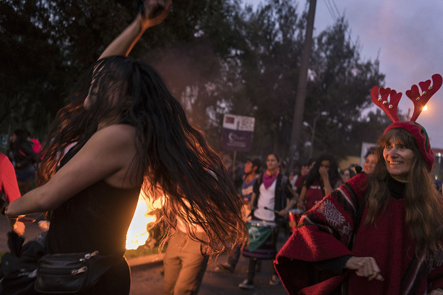 marcha en contra de la violencia de género