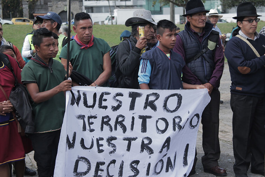 protestas contra gobierno de lenin moreno