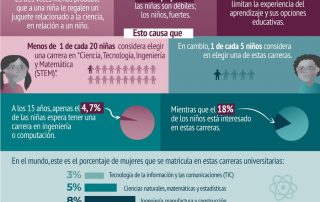 Cifras de mujeres en ciencia, tecnología, ingeniería y mateáticas