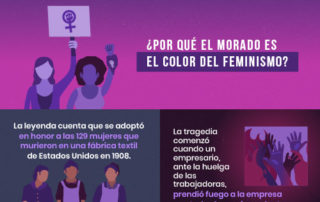 ¿Por qué el morado es el color del feminismo?