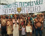 Comunidades waorani-explotacion petrolera-Pastaza