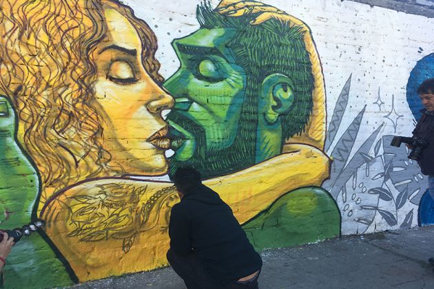 el mural matrimonio igualitario ecuador de Apitatán