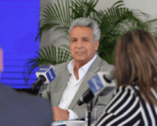 Ronny Aleaga presentó una moción en el pleno para tratar una denuncia contra el presidente Moreno.