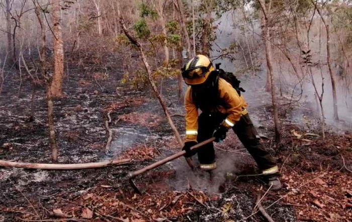 parroquias afectas por el incendio de Quilanga