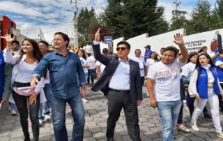 Ganó las elecciones para alcalde de Quito, Jorge Yunda.