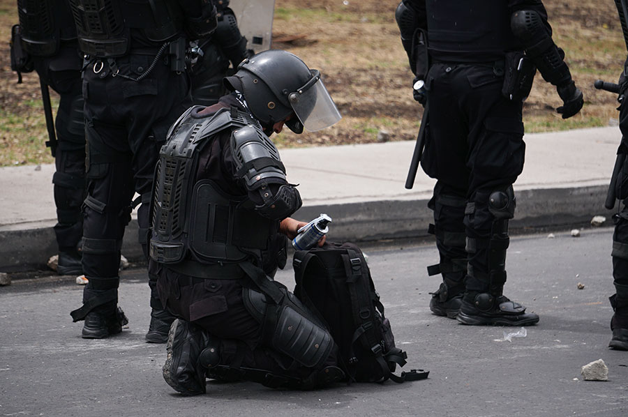 represión policial en paro nacional