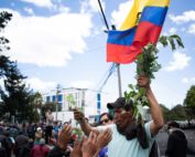 fotos de las manifestaciones en Ecuador