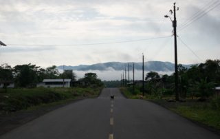 circulación en carretera del Ecuador