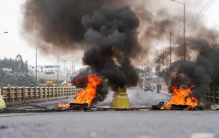 el Ecuador sae a las calles