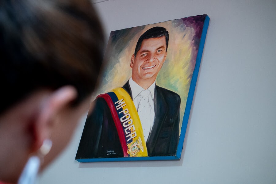 Retrato Rafael Correa