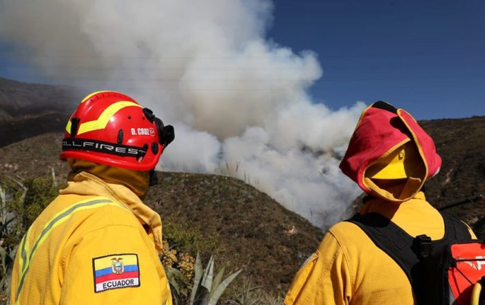 incendio en el cerro Casitagua