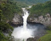 cascada de San Rafael en Ecuador
