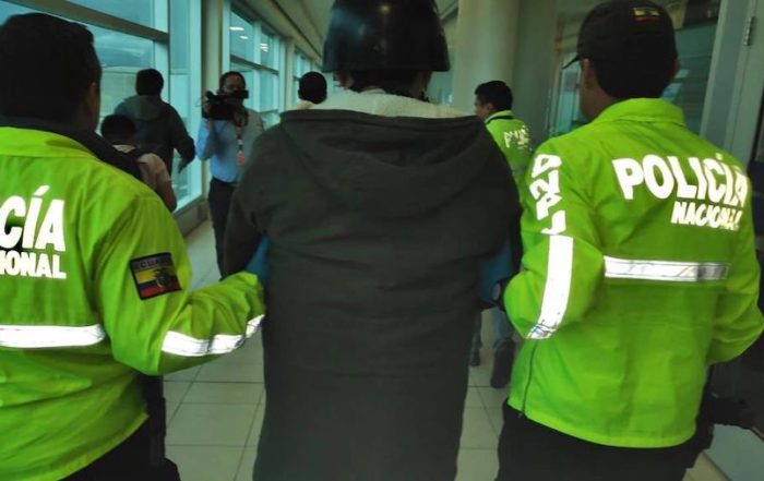 extradición de Pablo Romero exjefe de la Senain a Ecuador