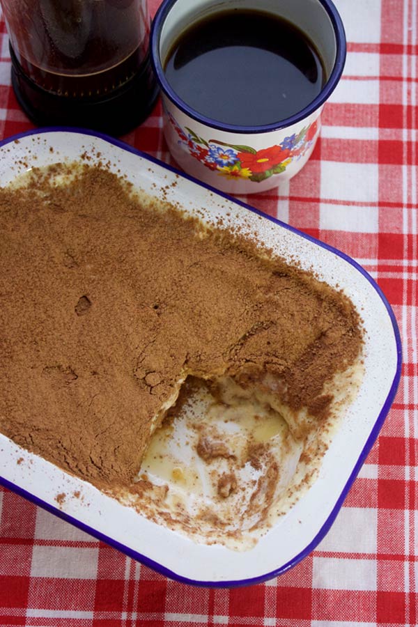 Receta de tiramisú fácil