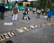 fotos muestran la protesta contra recorte