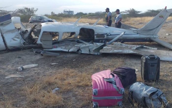 avioneta ecuatoriana se accidentó
