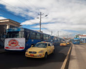 movilización de transportistas en Quito