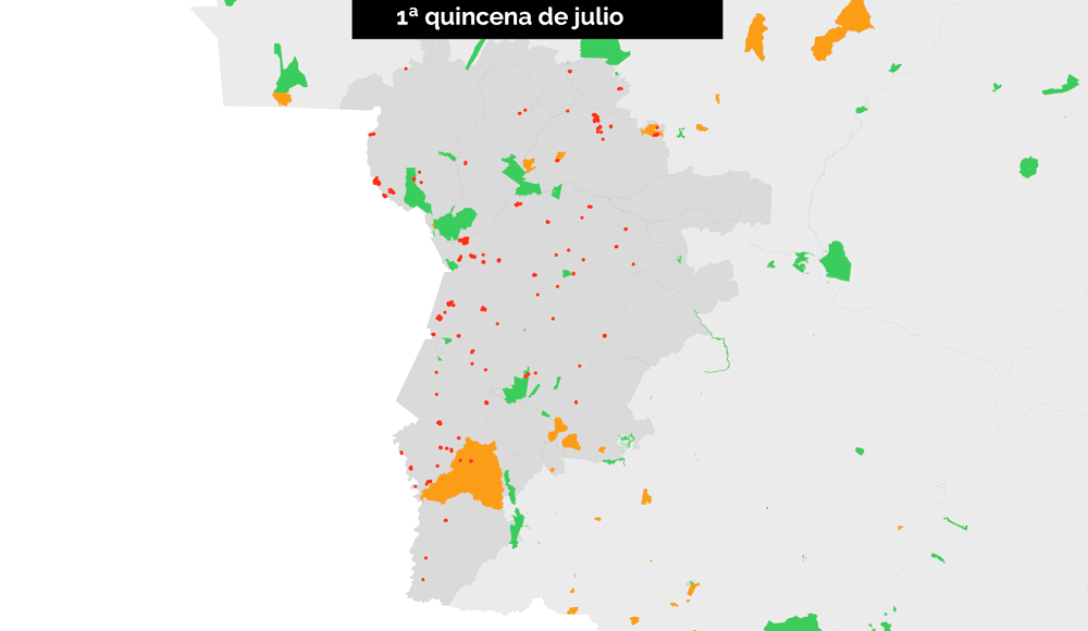 Incendios en julio
