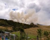 incendio en el cerro Atacazo