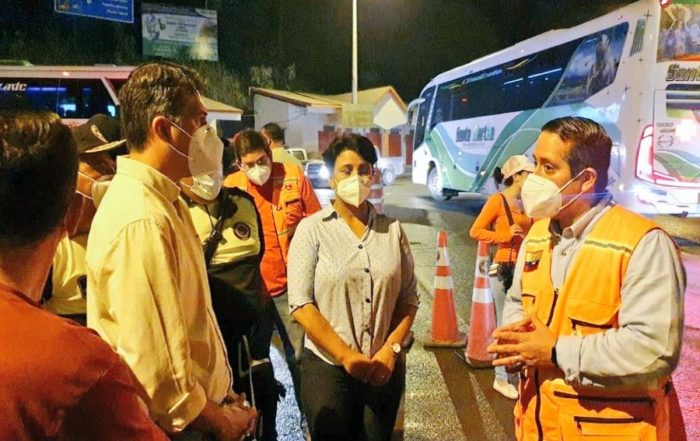 medidas tomadas por el gobierno por la caída de ceniza del Sangay