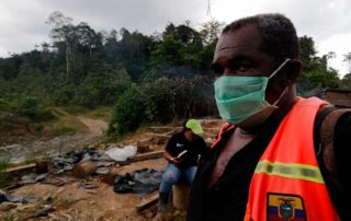 minería ilegal en San Lorenzo