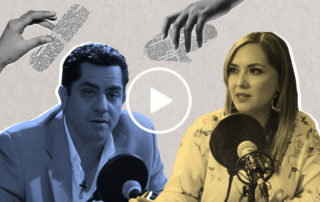 Entrevista al candidato presidencial por la Izquierda Democrática, Xavier Hervas. Ilustración de Gabriela Valarezo para GK.
