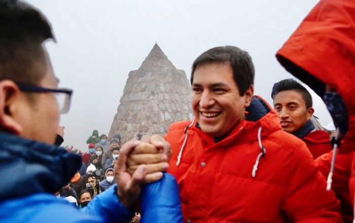 candidato presidencial Andrés Arauz