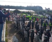 desalojo de trabajadores de Explocen