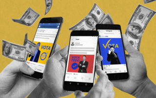 gasto en Facebook los candidatos presidenciales