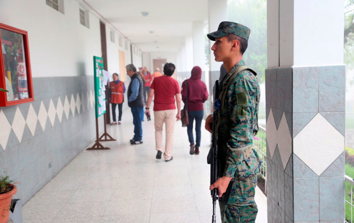 presupuesto de las Fuerzas Armadas para elecciones