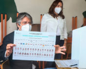 Guillermo Lasso al avance del escrutinio oficial