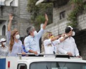 reacción de Guillermo Lasso al conteo rápido