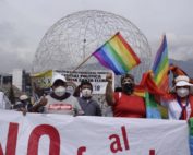 movilización indígena llegó