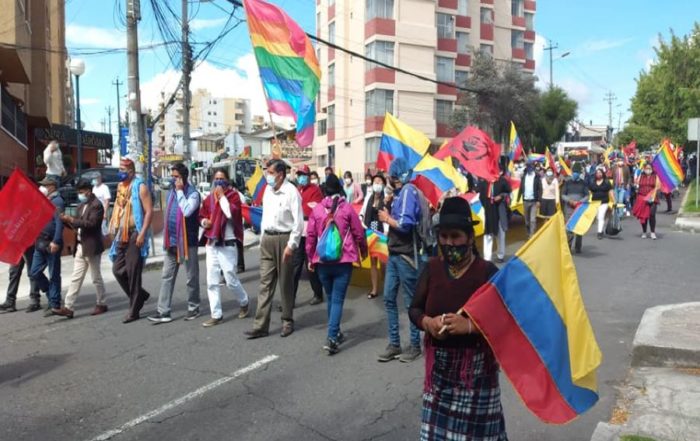 movilizaciones hacia Quito