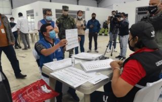 terminó el reconteo de votos