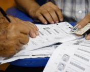 recinto electoral para la segunda vuelta