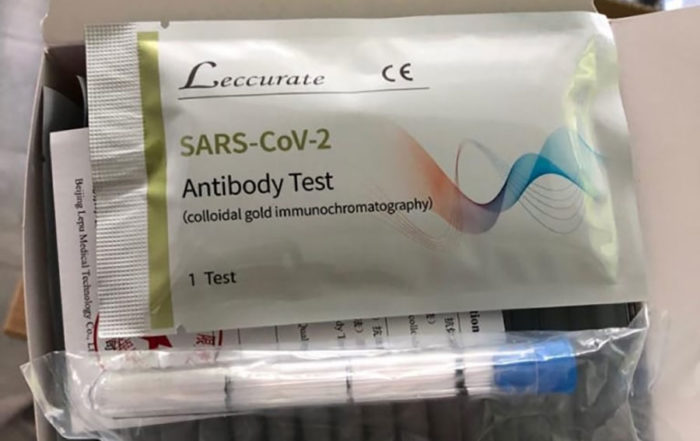 pruebas de covid-19 sin registro sanitario