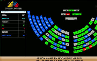 Asamblea Nacional seguirá trabajando de forma virtual