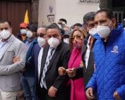 alcaldes del Ecuador marcharon