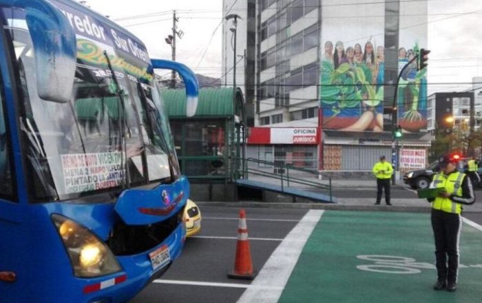 pasaje del transporte en Quito