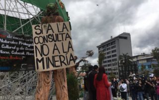 prohibir la minería en el noroccidente de Quito